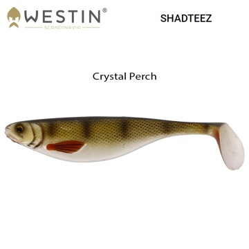 Westin Shad Teez Crystal Perch 9 см | Силиконовая рыбка