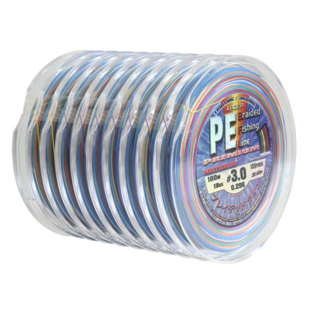 Lazer PE Braid Multicolor braided line 1000m