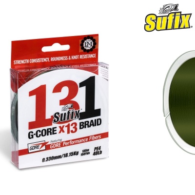Sufix 131 Braid X13 Low-Vis зеленый 150м