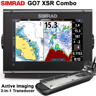 Сонар Simrad GO7 XSR + Active Imaging Сонар 3-в-1
