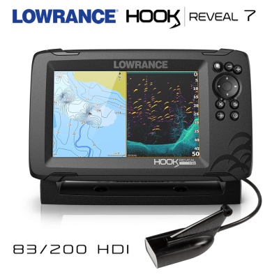 Крюк Lowrance REVEAL 7 | Зонд 83/200 HDI