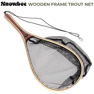 Snowbee Wooden Frame Hand Trout Net | Кеп