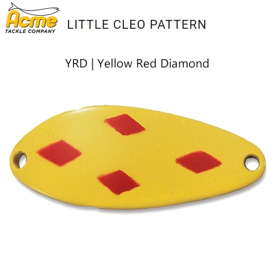 Блесна Little Cleo Pattern | цвят YRD | Yellow Red Diamond