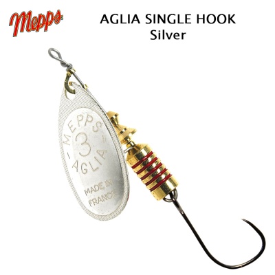 Блесна Mepps Aglia Single Hook | Silver