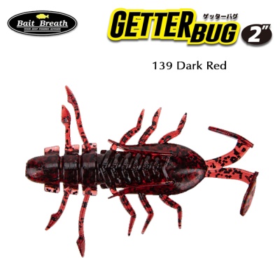 Силиконова примамка Bait Breath U30 Getter Bug 139 Dark Red