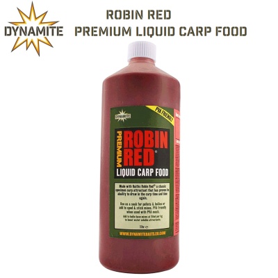 Течен атрактант Dynamite Baits Premium Robin Red Liquid Carp Food | DY335