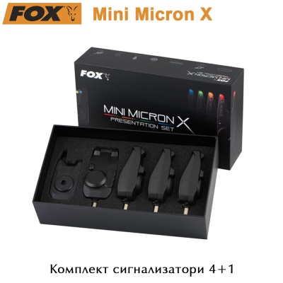 4+1 Fox Mini Micron X | CEI199 | Комплект сигнализатори