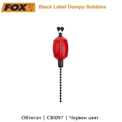 CBI097 | Red | Fox Black Label Dumpy Bobbins