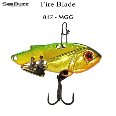 817 - MGG Кастинг воблер | Sea Buzz Fire Blade | AkvaSport.com