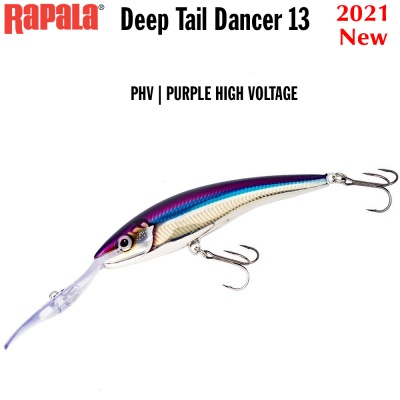 Rapala Deep Tail Dancer 13cm | PHV | PURPLE HIGH VOLTAGE