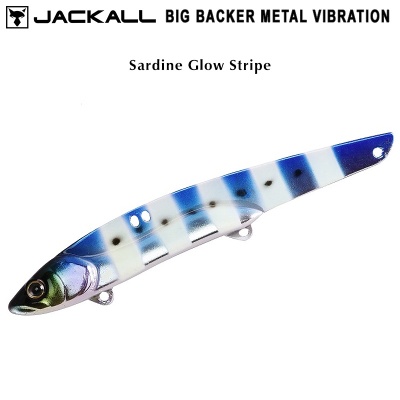 Jackall Big Backer 107 Metal Vibration | Sardine Glow Stripe