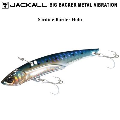 Jackall Big Backer 80 Metal Vibration | Sardine Border Holo