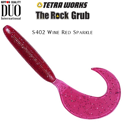 DUO Tetra Works The Rock Grub | S402 Wine Red Sparkle
