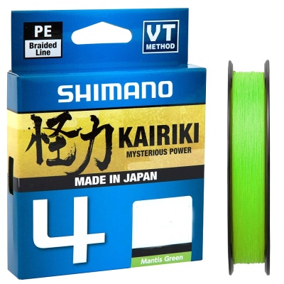 Shimano Kairiki 4 Mantis Green 150м | Плетеное волокно