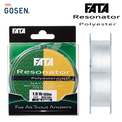 Gosen FATA Resonator Polyester 100m | Полиестерно влакно за риболов на пъстърва
