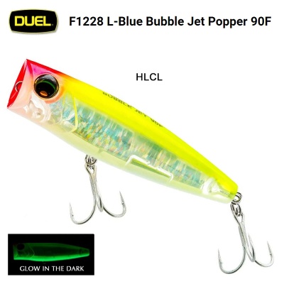 Duel L-Blue Bubble Jet Popper 90F F1228 | Поппер