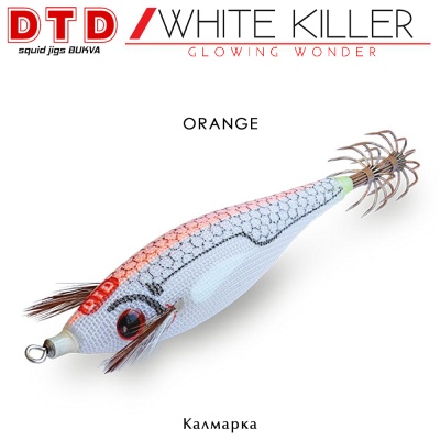 DTD White Killer | Squid Jig Bukva | ORANGE