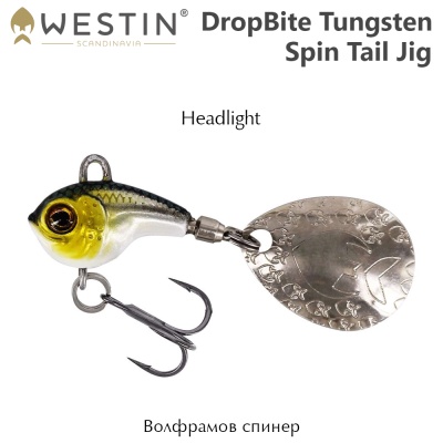 Westin DropBite Tungsten Spin Tail Jig | Headlight