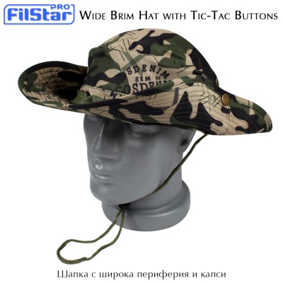 Шляпа с широкими полями и сеткой FilStar