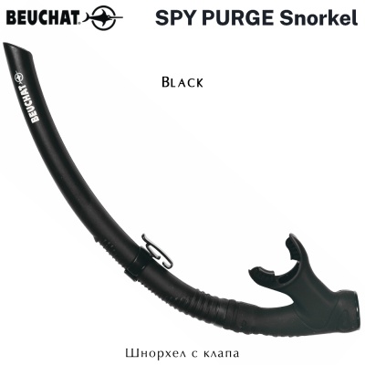 Beuchat Spy Purge Snorkel | Black